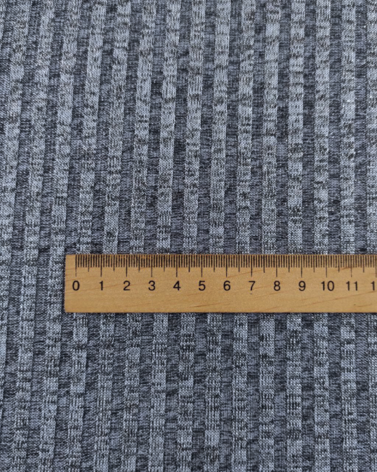 Мустанг середній, люрекс блакитний меланж/срібло