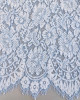 Мереживо Valentino, купон, блакитний