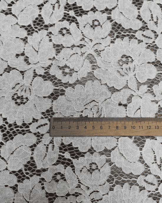 Мереживо Valentino з кордовою ниткою, 29916 C2 молочний