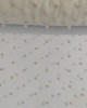 Siatka z flockami "Kropki" piasek