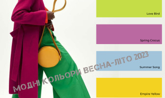 Палітра популярних відтінків 2023