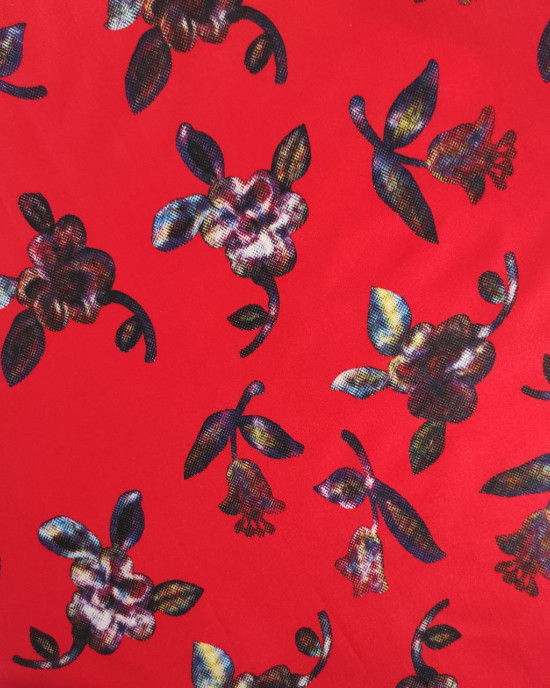 Тафта принт Dolce & Gabbana червоний